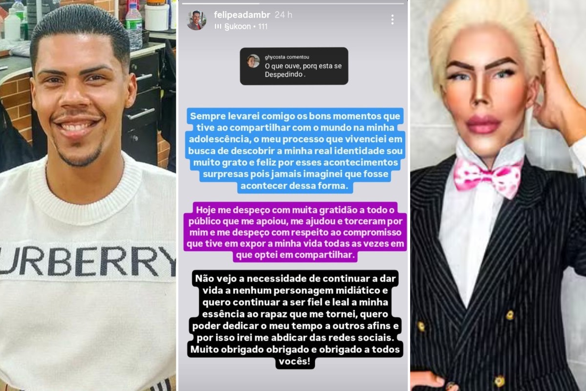 Ken Humano se despede do personagem e escolhe viver como Felipe: 'Amo minha vida real'