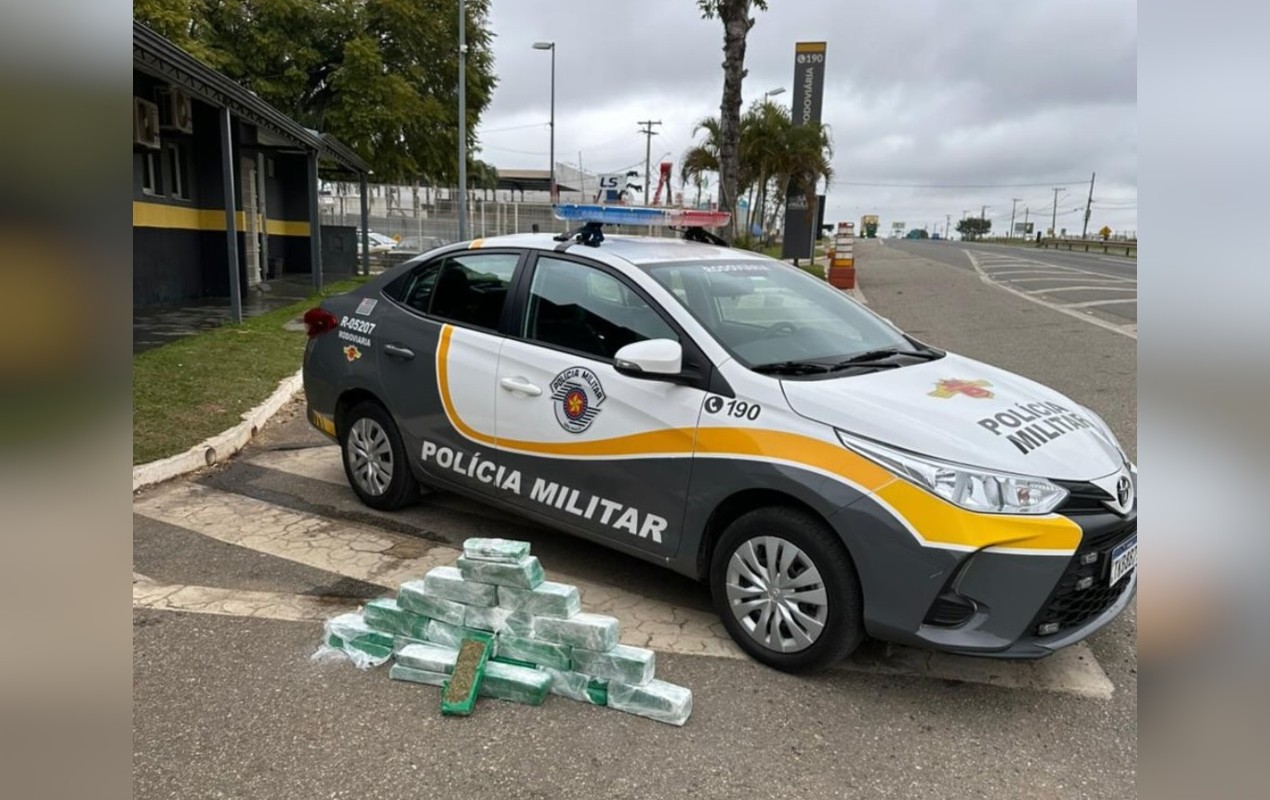 Homem é preso com quase 30 quilos de maconha em Itapetininga