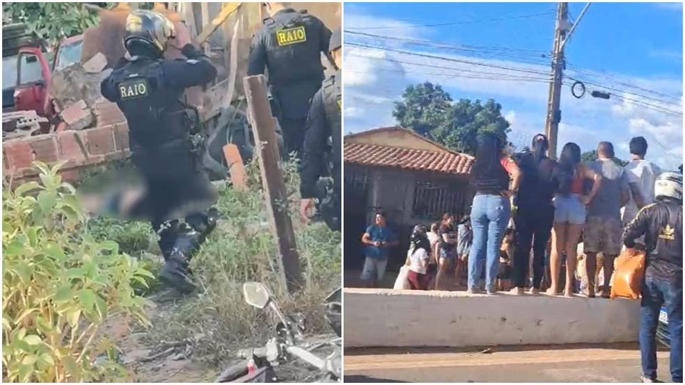 Confronto deixa quatro suspeitos e um policial mortos em Tianguá (CE) — Foto: Reprodução