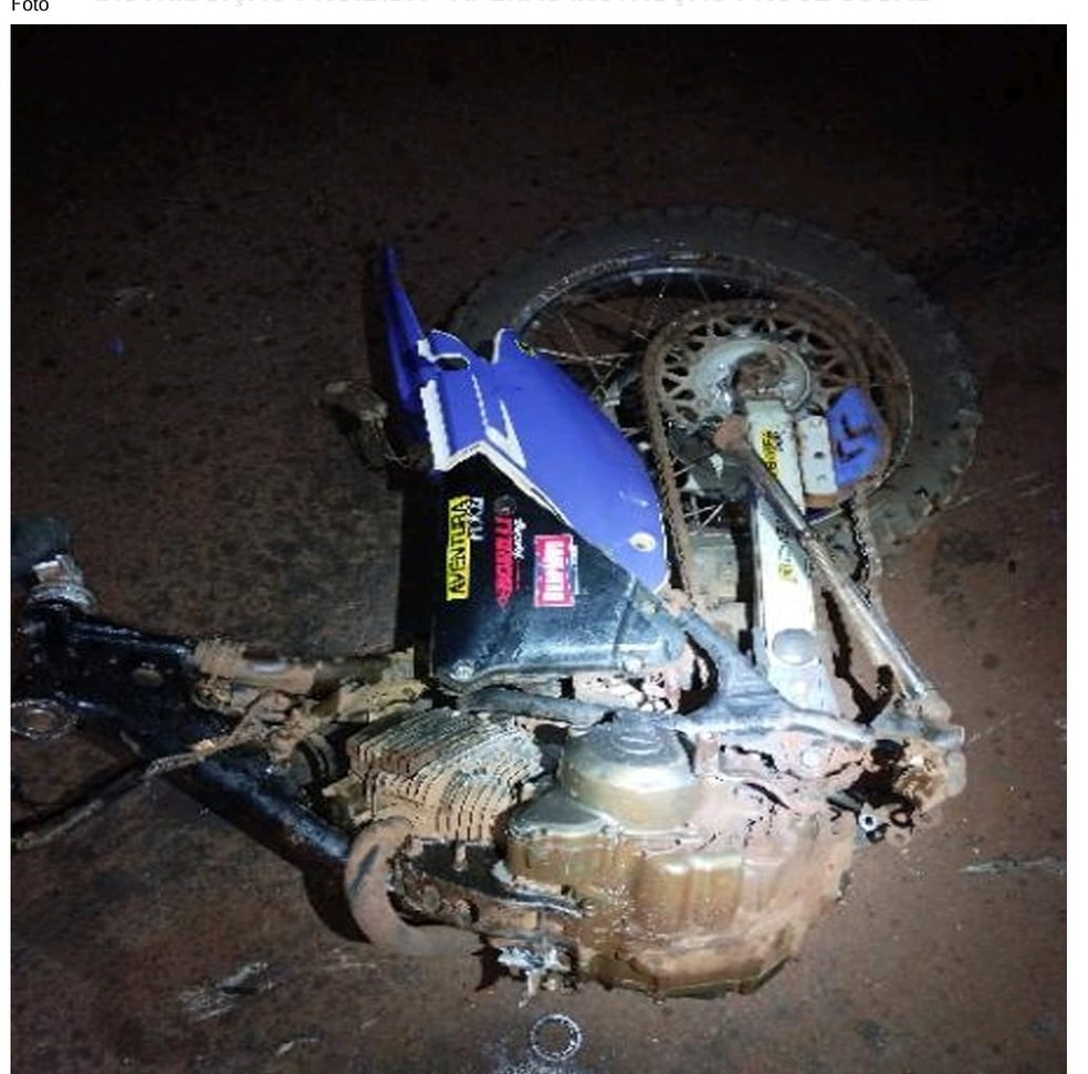 Jovem de 21 anos morre após batida entre trator e motocicleta no Paraná — Foto: Polícia Civil/Toledo