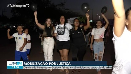 Caminhada em homenagem a Gustavo Feitosa pede justiça pela morte da criança