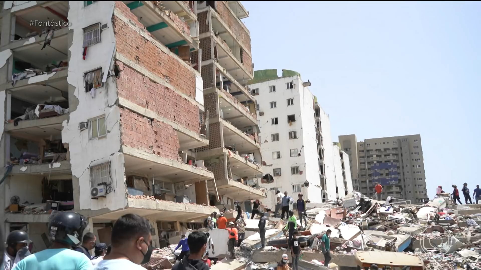 Terremotos na Venezuela deixam quarteirões destruídos, e moradores reclamam de falhas no resgate