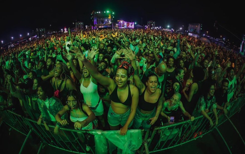 Público lota primeiro dia do Afropunk Bahia, em Salvador — Foto: Sércio Freitas/Divulgação/Afropunk