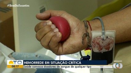 Hemorredes do Tocantins convocam doadores de sangue após baixa nos estoques