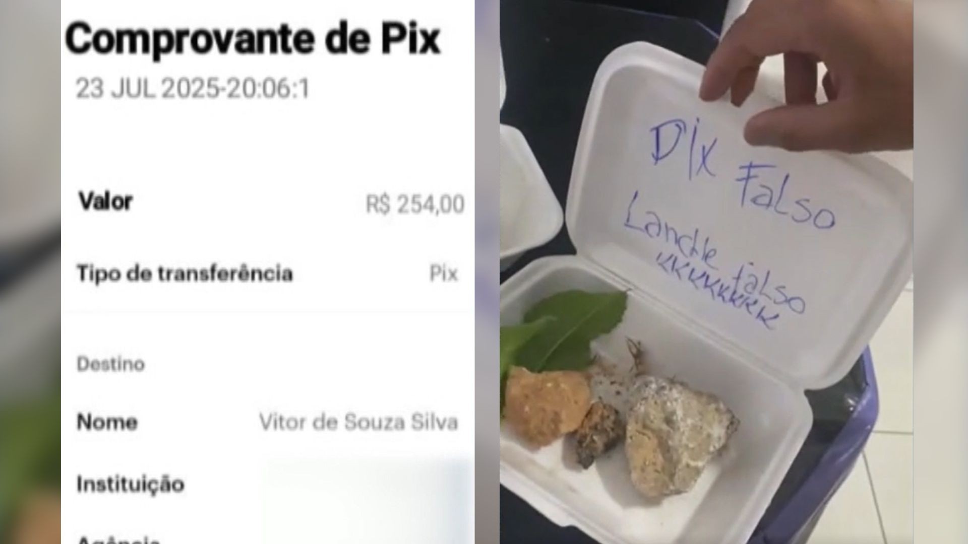 Dono de lanchonete que enviou pedra no lugar de sanduíche ao notar golpe do PIX diz que golpista tinha tentado enganá-los meses antes: 'Já tinha feito os lanches'