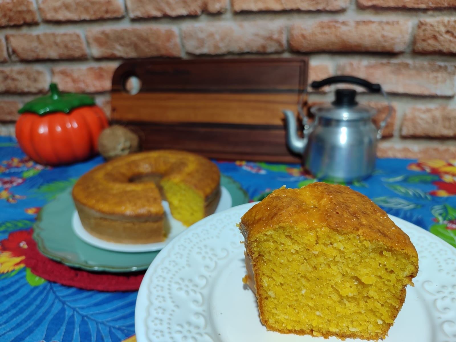 Aprenda receita de bolo de jerimum e coco