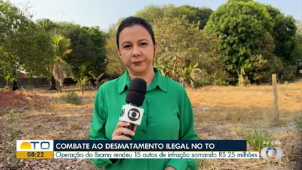 Ibama aplica R$ 25 milhões em autos de infração contra desmatamento ilegal