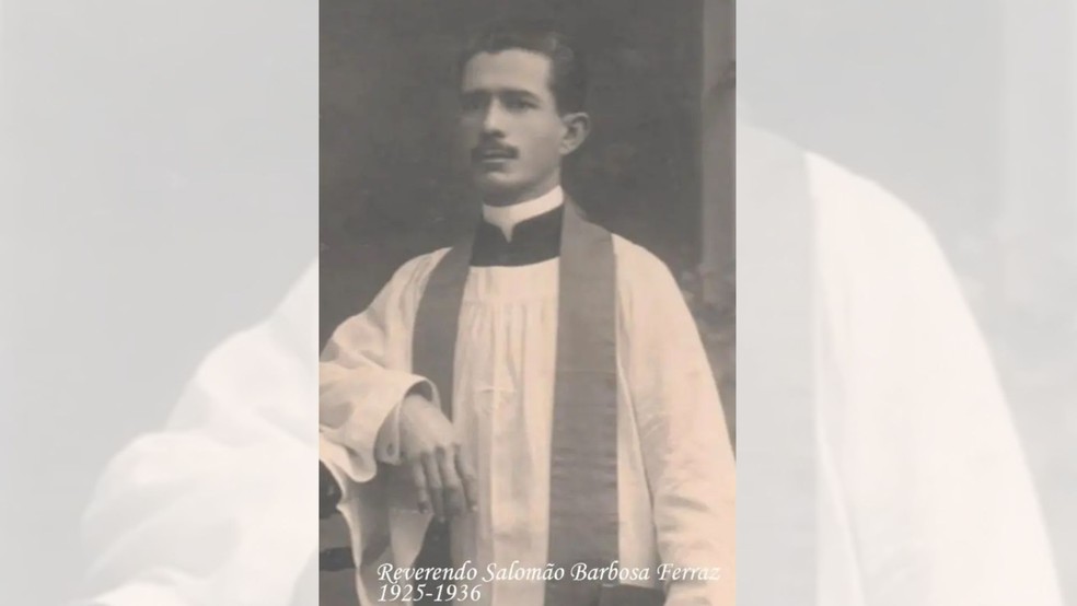 2 de 4
História do Bispo chama atenção pela Igreja Católica determinar o celibato de seus membros — Foto: Acervo de Rafael Vilaça Epifani Costa