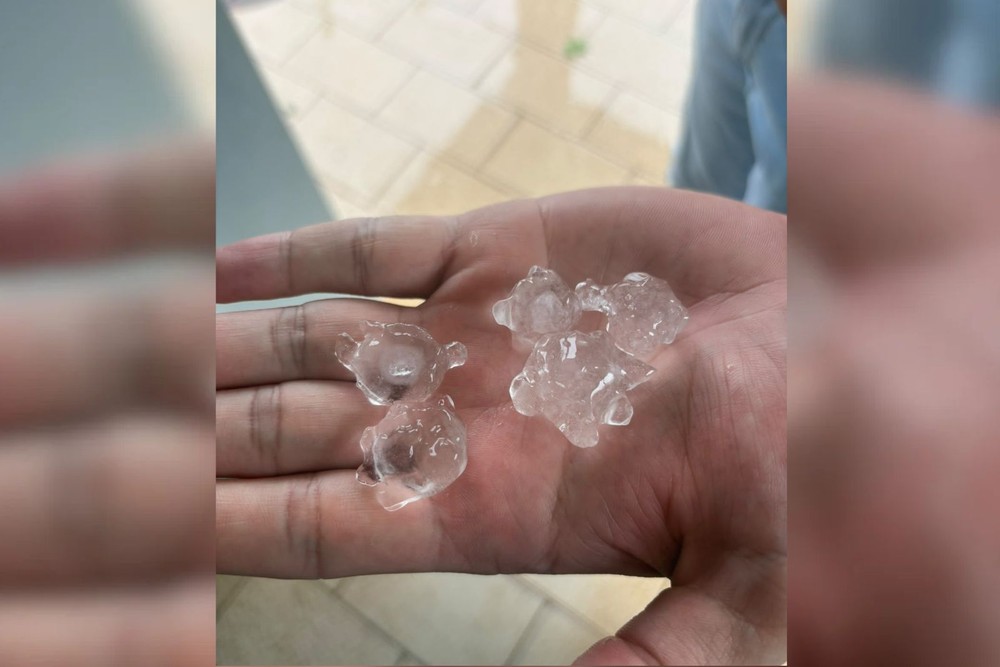 Chuva de granizo atinge cidades no interior de SP