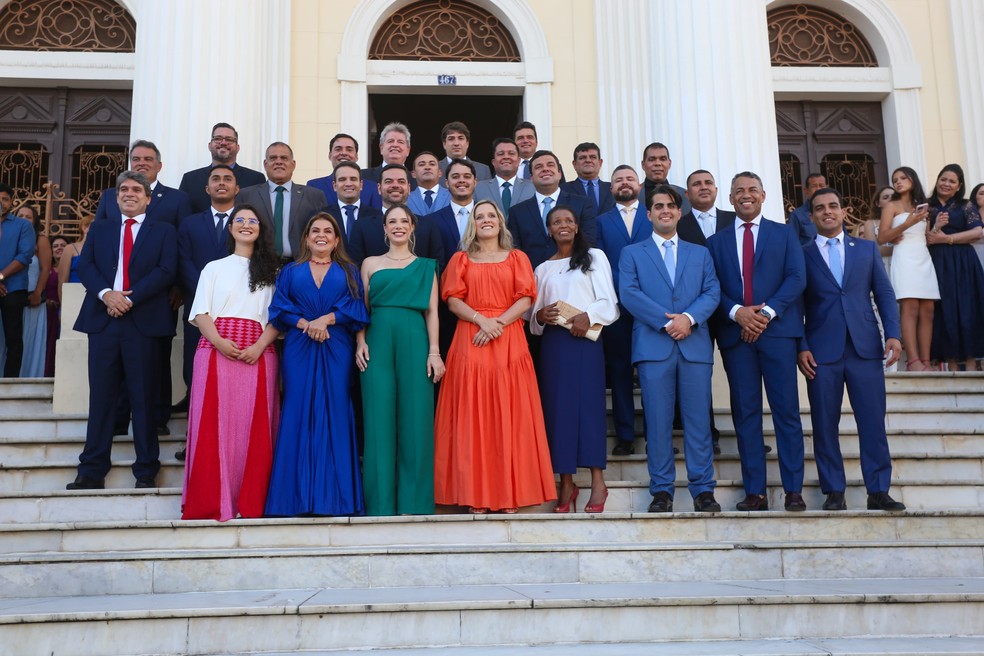 27 vereadores tomam posse para legislatura 2025-2028 em Maceió — Foto: Foto: André Palmeira