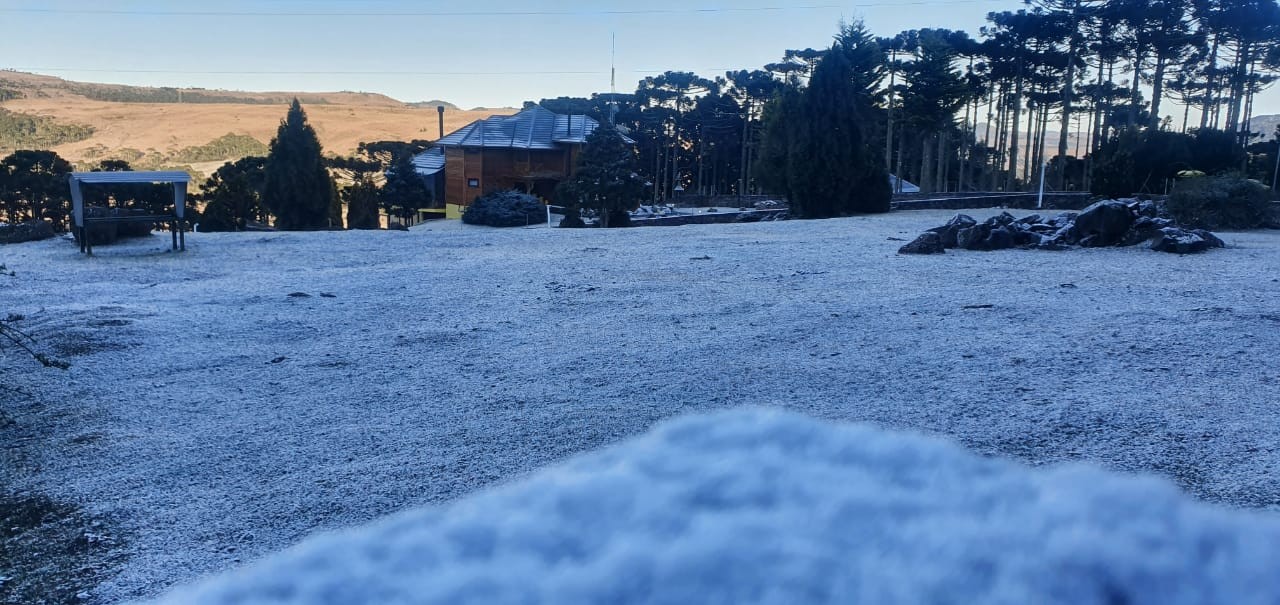 SC tem fim de semana de frio com chance de neve e chuva congelada