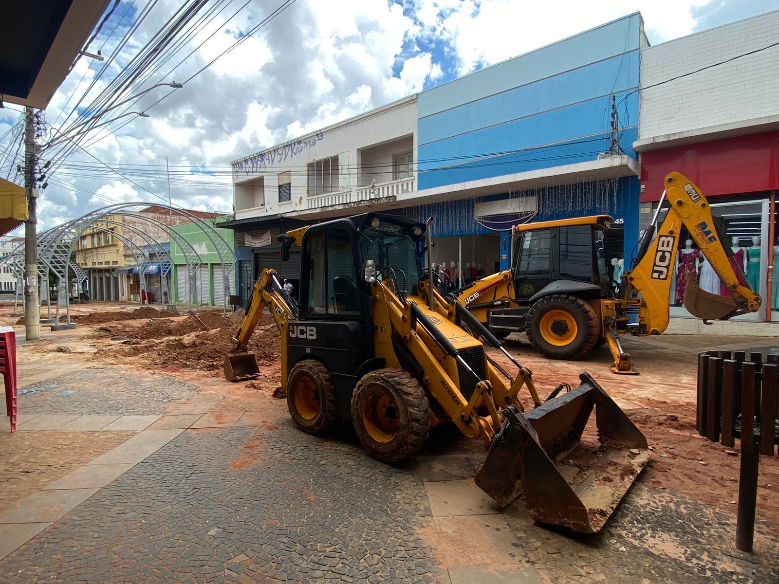 Obras de revitalização do Calçadão da Batista têm início em Bauru