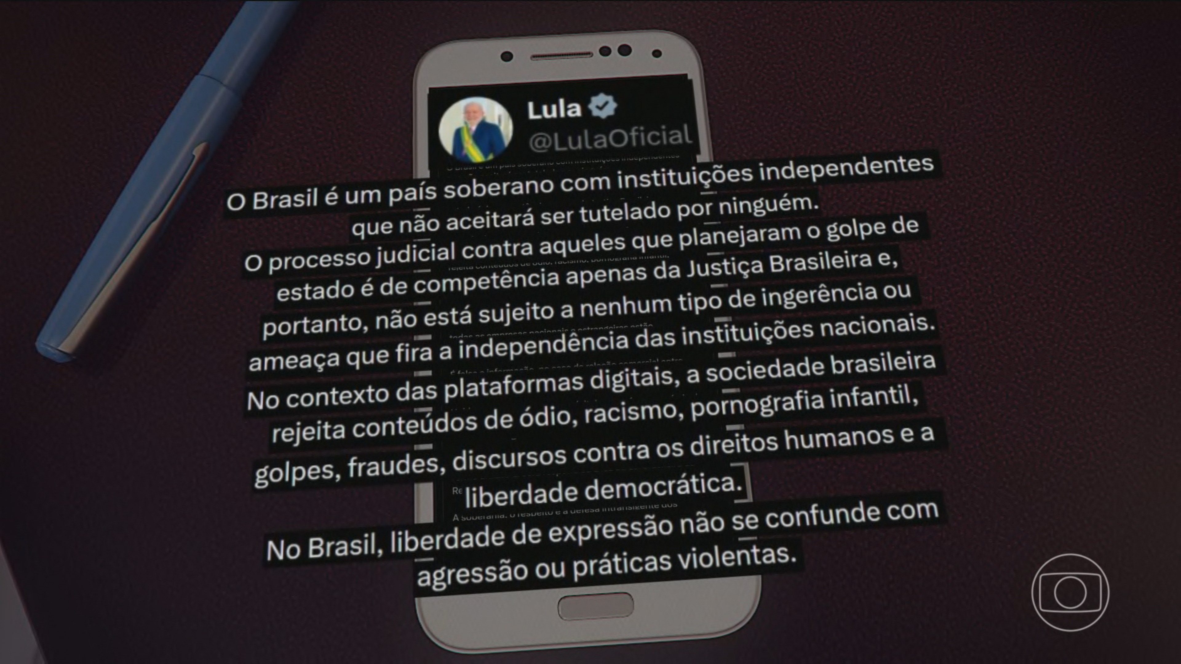 Brasil sobretaxado: Lula diz que haverá resposta a Trump com uso da lei de reciprocidade econômica