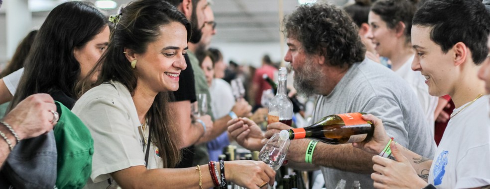 Mais de 3 mil rótulos para provar: maior feira de vinhos naturais da América Latina — Foto: Reprodução