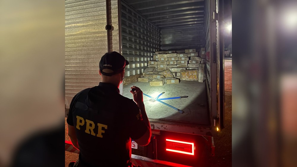 Carga de 3,4 toneladas de frango furtada é recuperada após motorista flagrar crime em MG