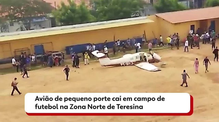 Piloto de avião que caiu em Teresina diz que problema não foi na porta:  'falha no motor' - Piauí - Diário do Nordeste