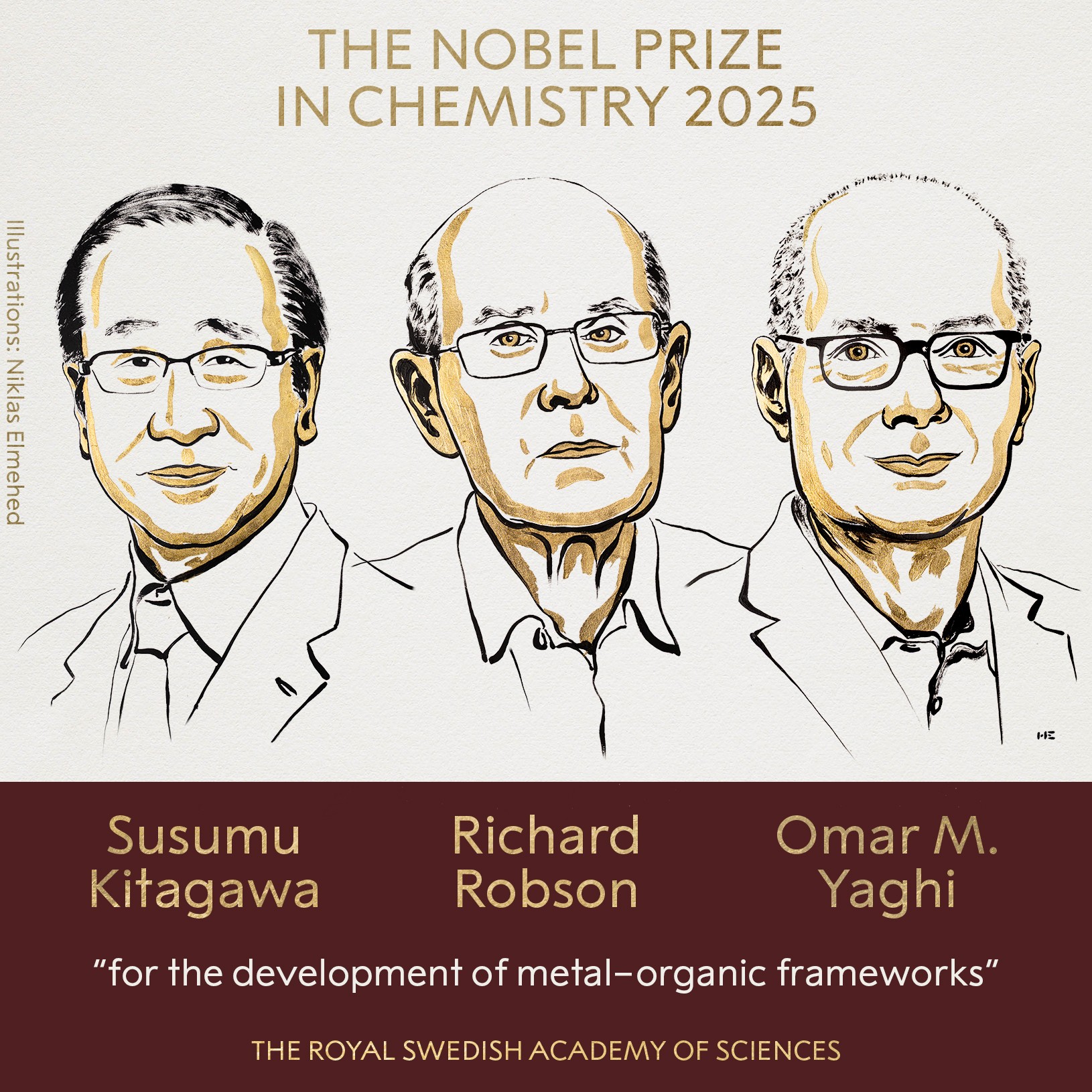 Nobel de Química 2025: entenda o que diz a pesquisa 