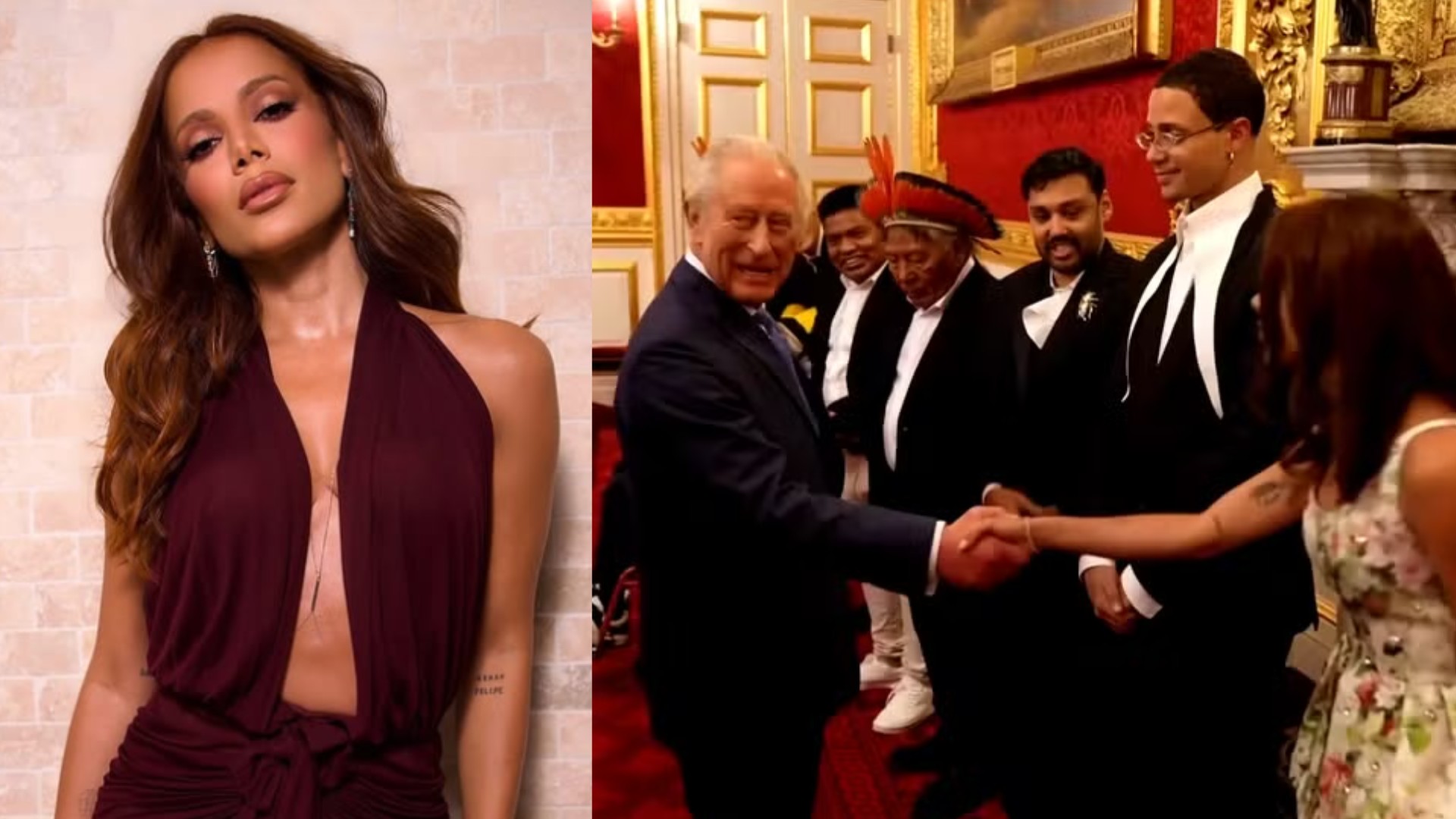Anitta se encontra com Rei Charles III na Inglaterra