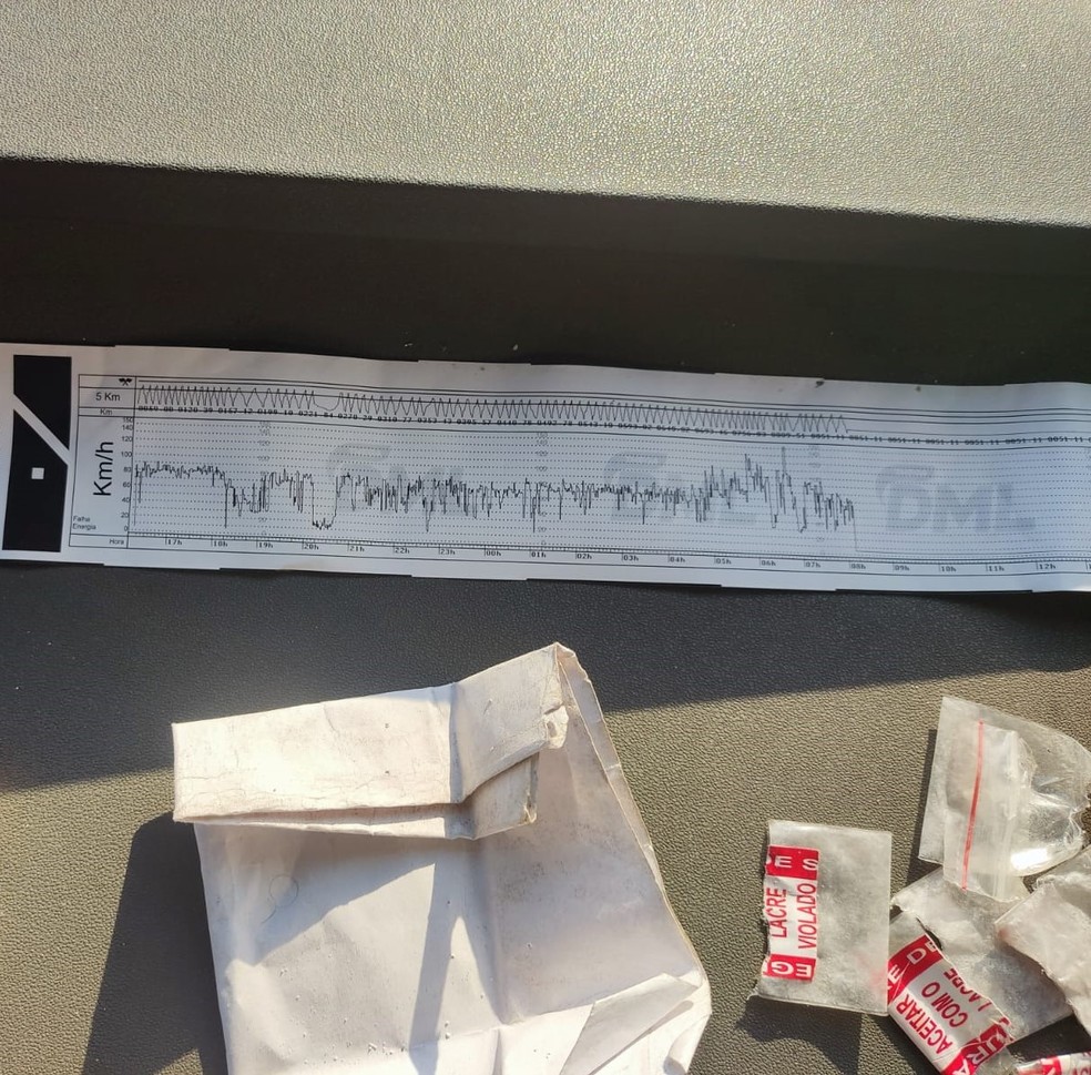 PRF constatou que o veículo chegou a 150km/h. — Foto: Divulgação/PRF