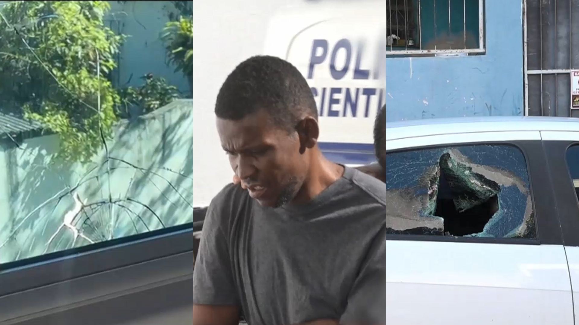 Homem é preso após apedrejar casa de sargento da PM, tentar atacá-lo com tesoura e depredar carro por engano em Vitória 