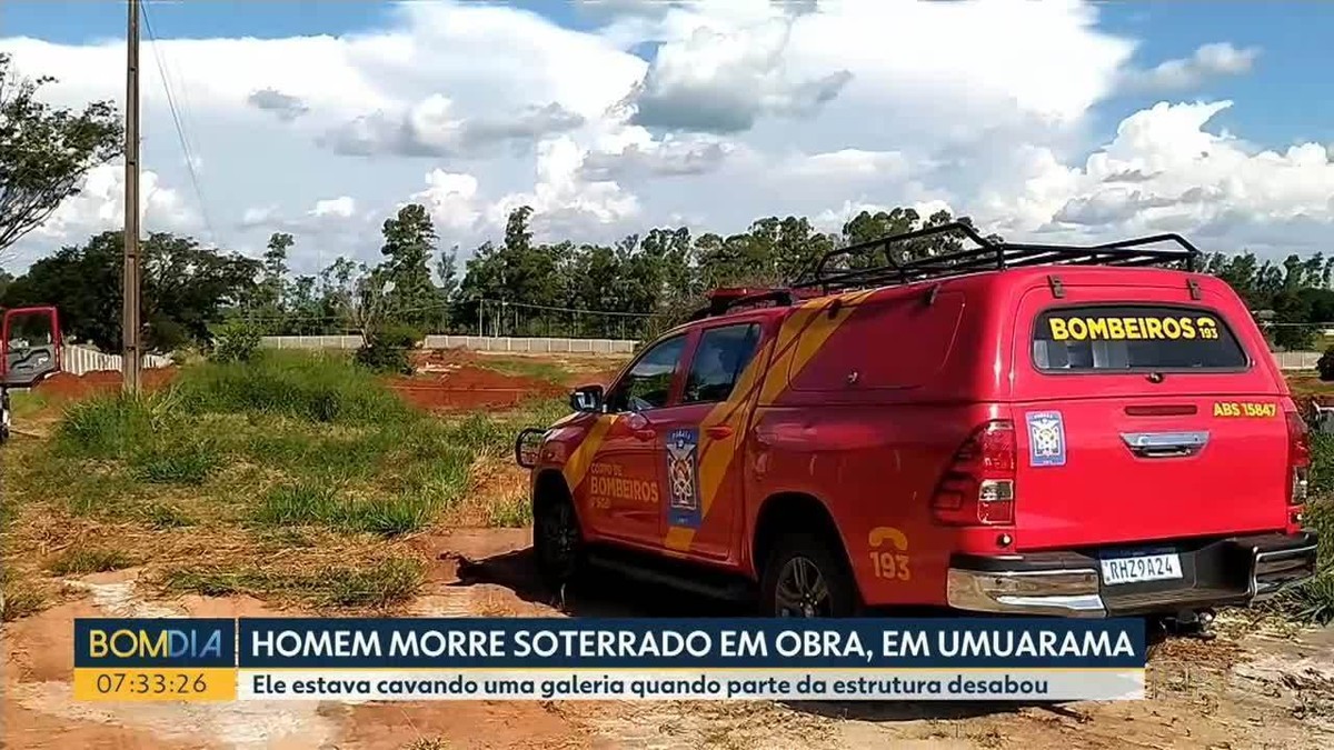 Homem morre soterrado durante construção de galeria de esgoto em