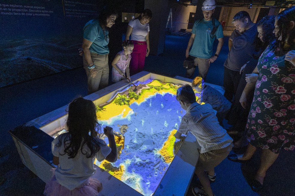 O aquário preza pela educação ambiental e conservação — Foto: AquaFoz/ Kiko Sierich