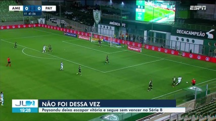 Paysandu deixa escapar vitória e segue sem vencer na Série B