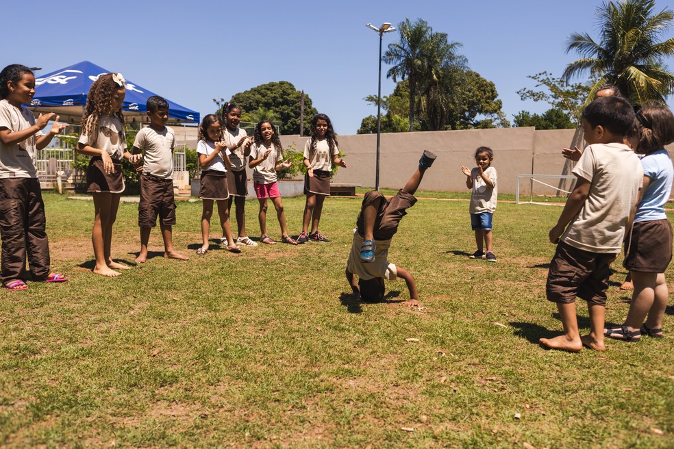O objetivo da Escola Sesc Pantanal, localizada em uma área verde, é estimular os estudantes a desenvolverem a consciência socioambiental — Foto: Reprodução