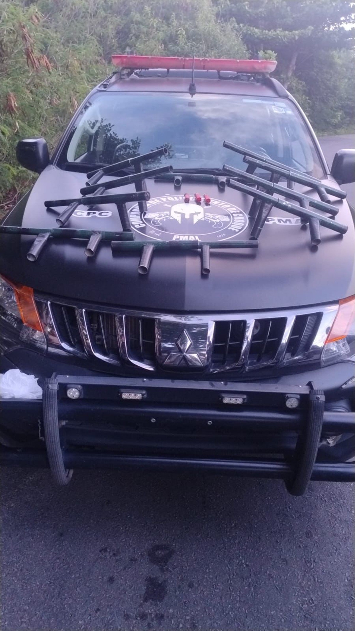 Polícia apreende 10 armas artesanais em mata de Maceió; material pode ter ligação com facção