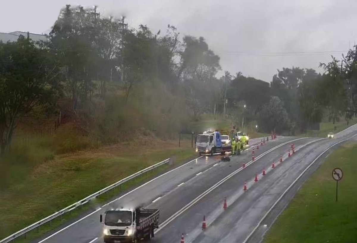 Motociclista morre em acidente na SP-294 em Herculândia durante a chuva