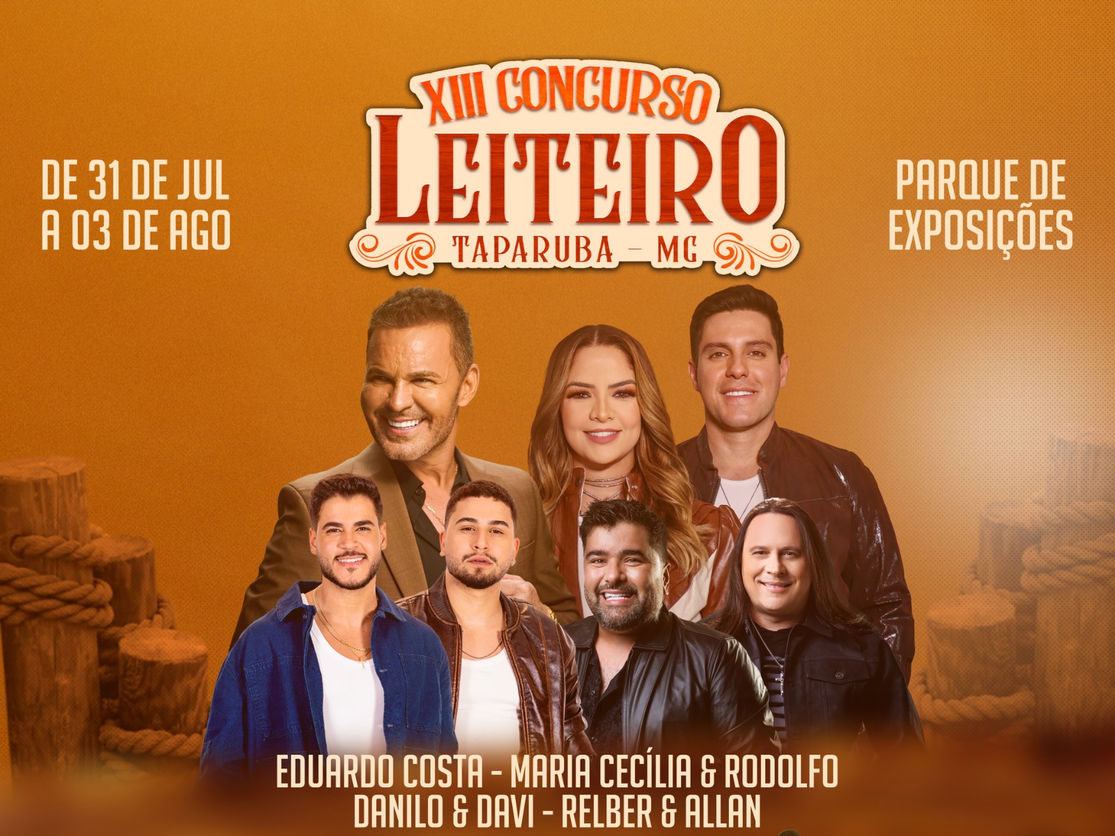 Começa, nesta quinta-feira (31), o XIII Concurso Leiteiro em Taparuba: veja a programação