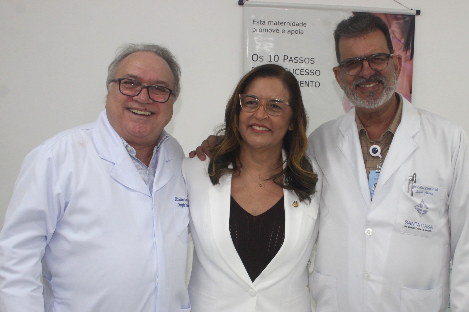 Senadora Eudócia Caldas visita a Santa Casa Nossa Senhora da Guia