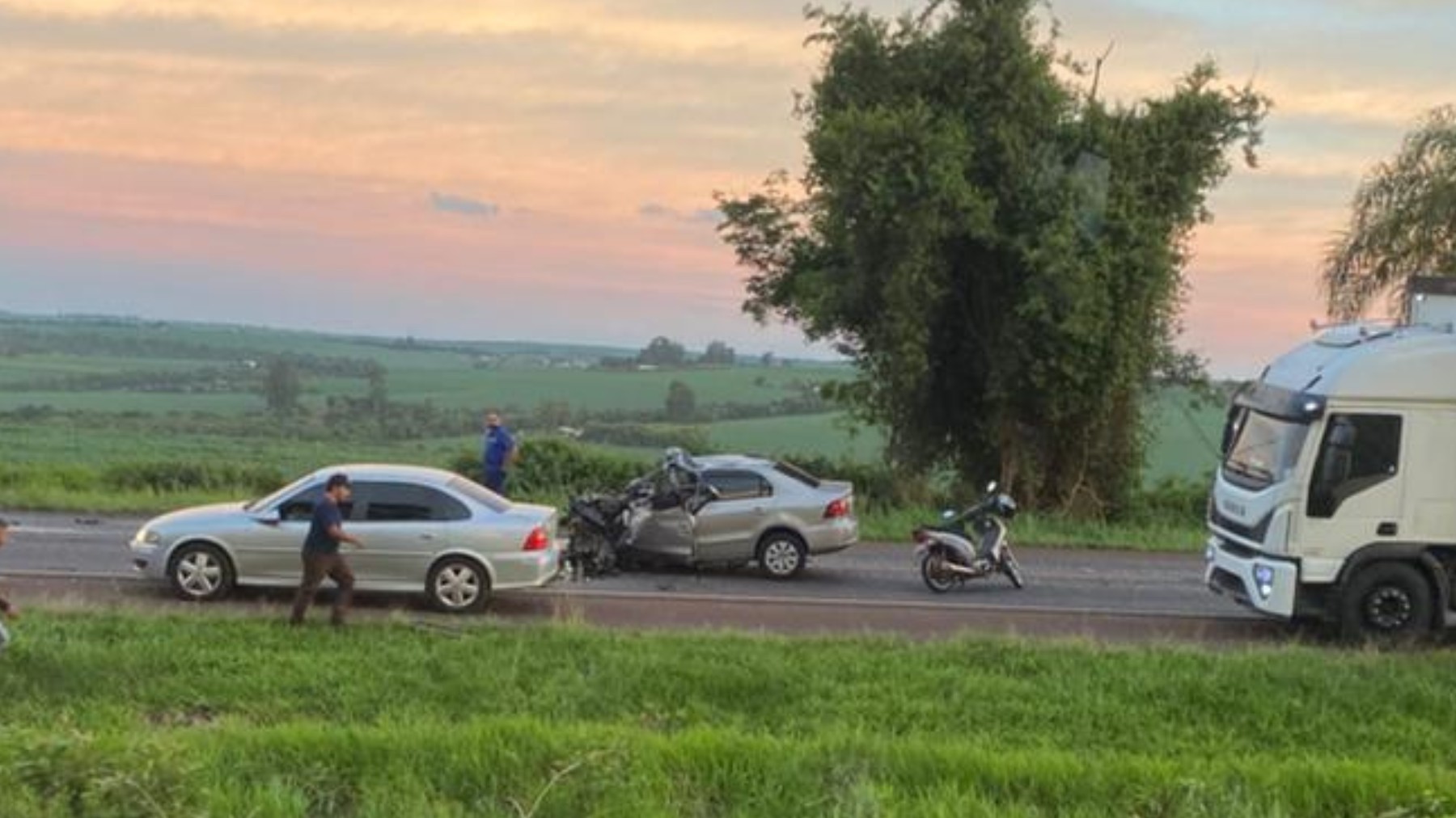 Motorista morre após ultrapassagem proibida, e PRF encontra 50 kg de maconha no carro
