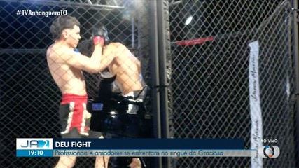 Praia da Graciosa recebe ringue de luta para evento de MMA