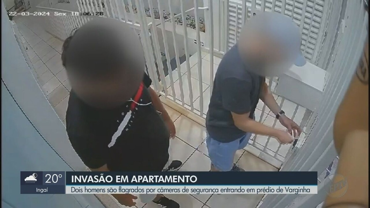 Homens são flagrados ao invadir apartamento no Centro de Varginha