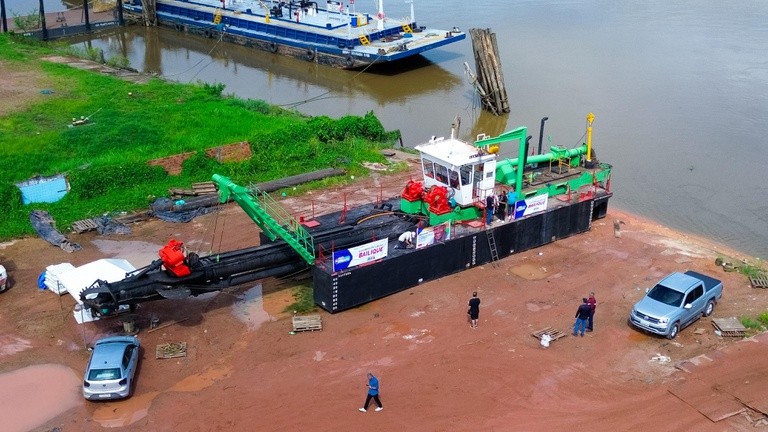 Ação vai desobstruir cerca de 11 km de canal assoreado no arquipélago do Bailique, no Amapá