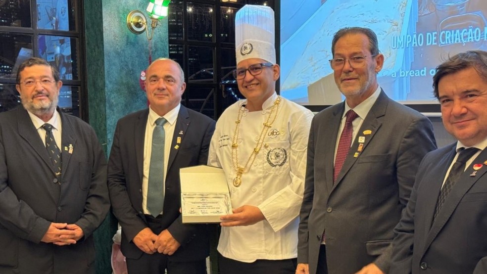 Capixaba João Carlos Butske foi eleito melhor padeiro do mundo — Foto: Dovulgação Sindipães ES