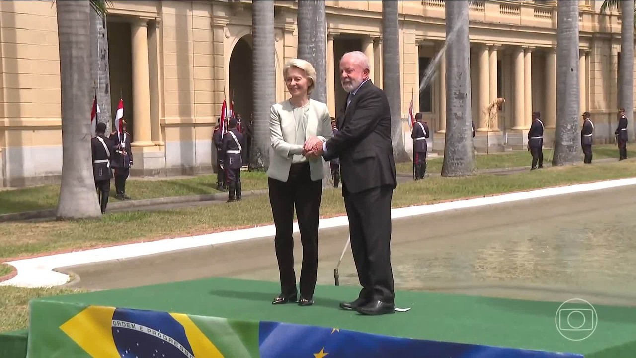 Em encontro com Lula, presidente da Comissão Europeia defende acordo sobre terra raras com o Mercosul