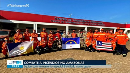 Bombeiros do TO são enviados para ajudar no combate aos incêndios no Amazonas