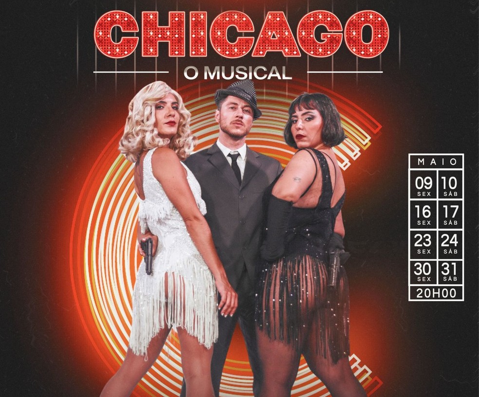 Espetáculo Chicago – O Musical, da Broadway — Foto: Divulgação