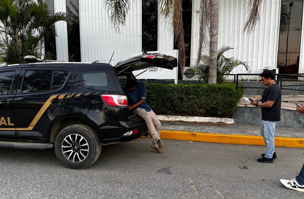 Homem foi preso em flagrante — Foto: Reprodução Redes Sociais