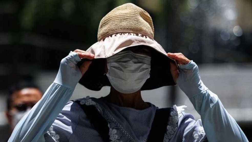 Uma região da China que lutava contra o frio extremo agora enfrenta uma onda de calor — Foto: GETTY IMAGES