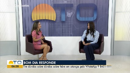 Médica pediatra tira dúvidas sobre febre em crianças no Bom Dia Responde