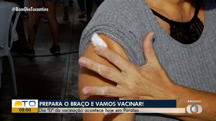 Paraíso do Tocantins realiza Dia D de Vacinação contra o sarampo