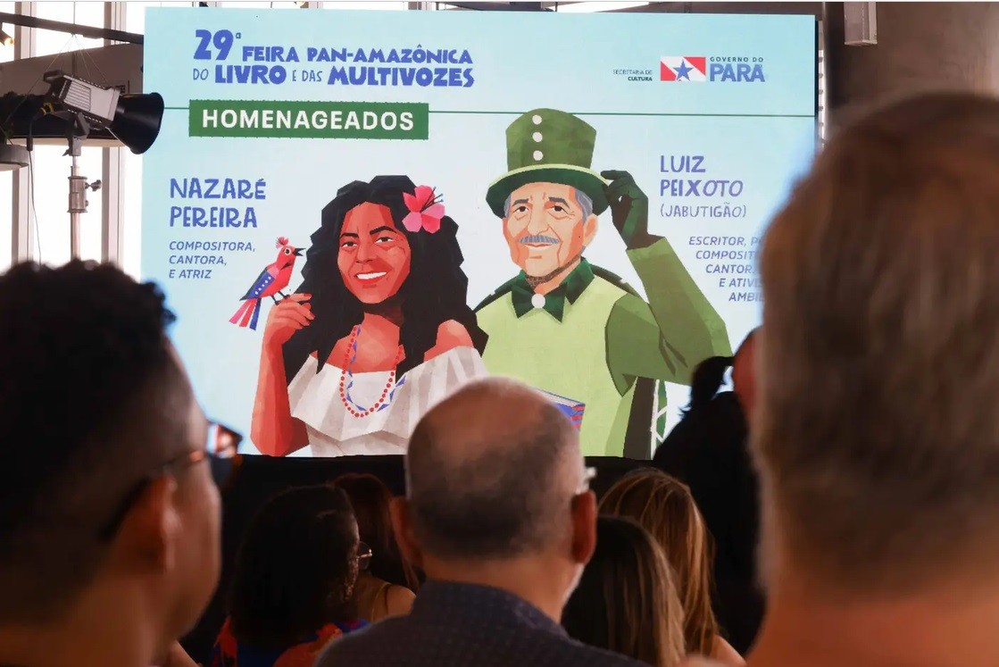 Feira Pan-Amazônica do Livro homenageia Nazaré Pereira e Jabutigão; veja a programação