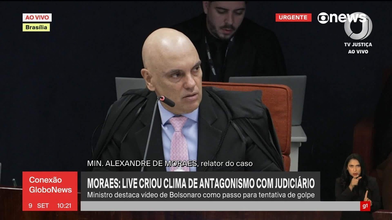 'Não é mensagem de um integrante do PCC', 'meu querido diário': as frases do voto de Moraes no julgamento da Trama Golpista