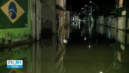 Mais de 40 pessoas continuam desabrigadas em Coruripe após chuvas