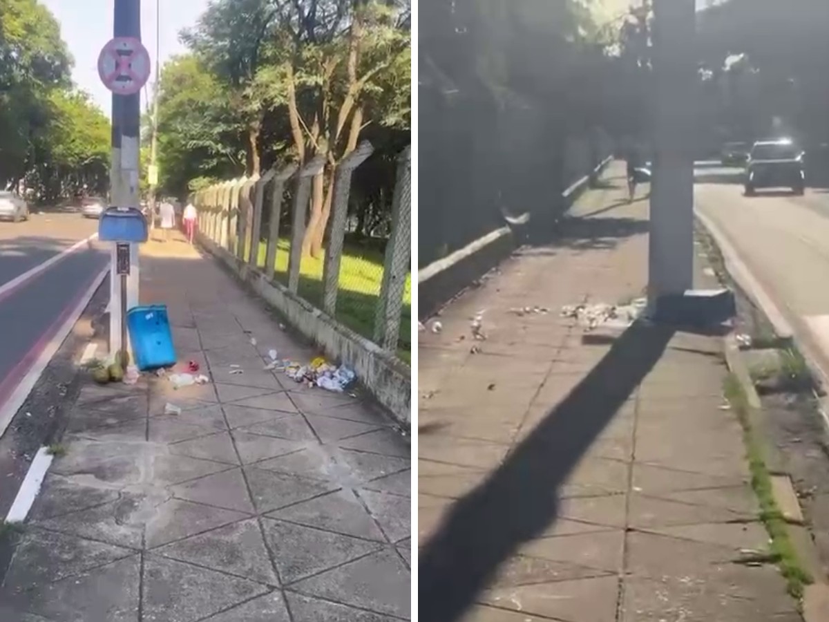 Lagoa do Taquaral, em Campinas, tem 22 lixeiras danificadas após vandalismo