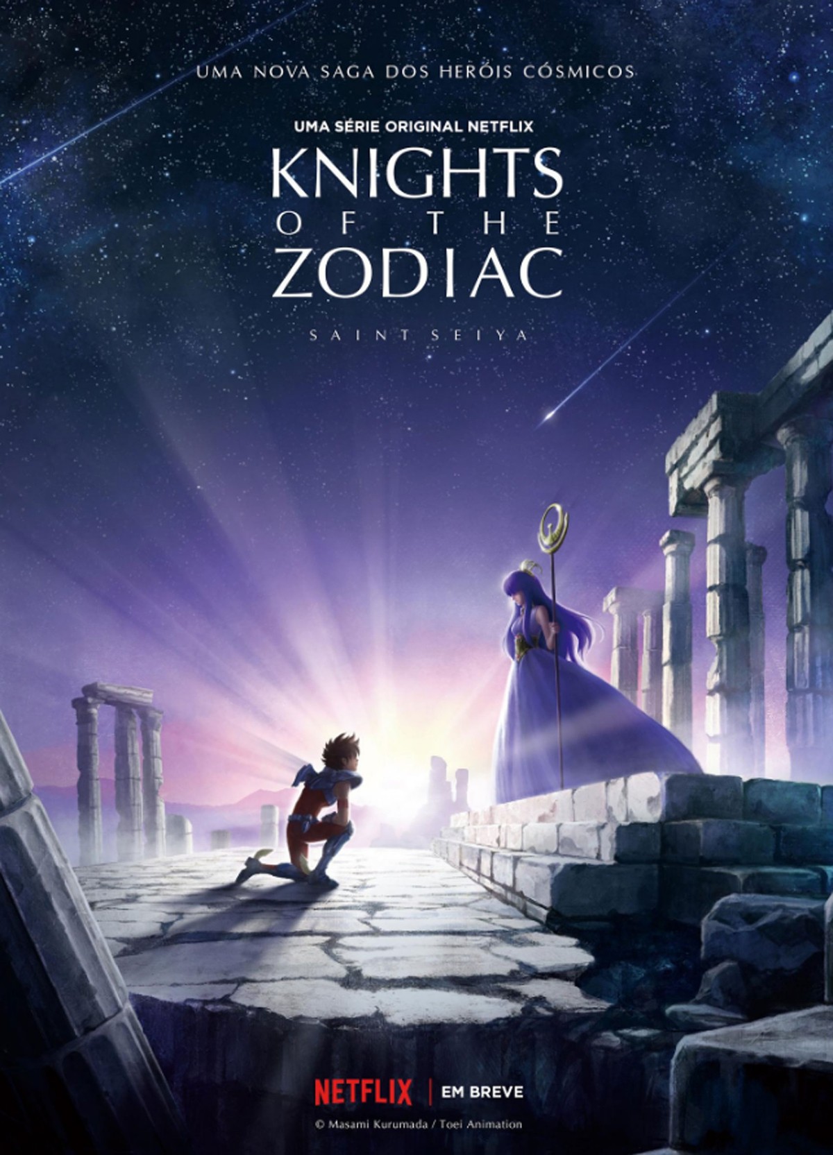 Cavaleiros do Zodíaco da Netflix tem visual incrível