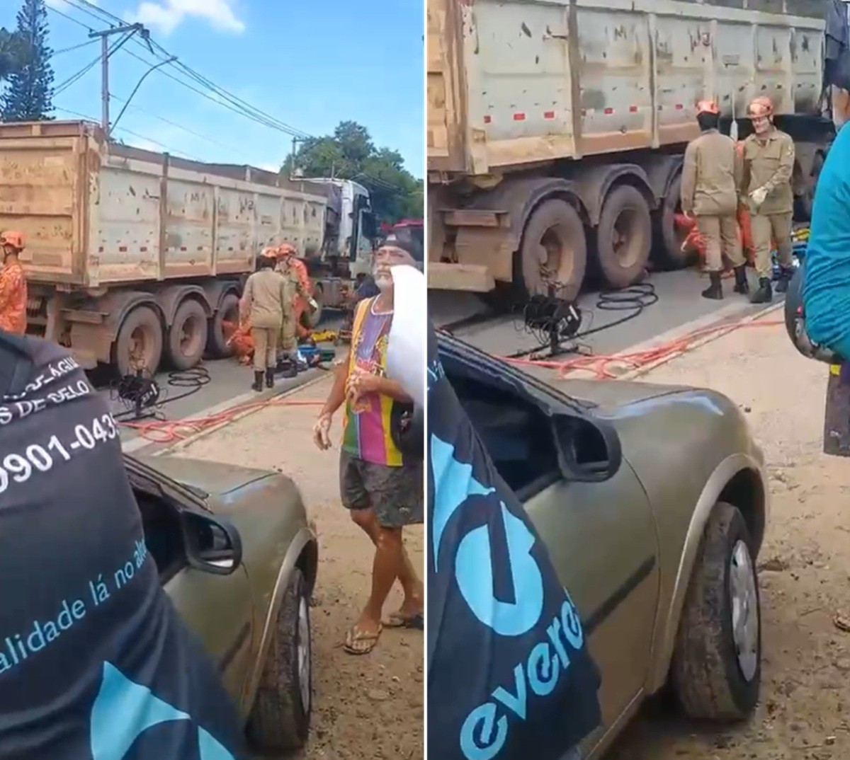 Jovem de 24 anos morre após ser atropelado por caminhão na BR-356, em Campos